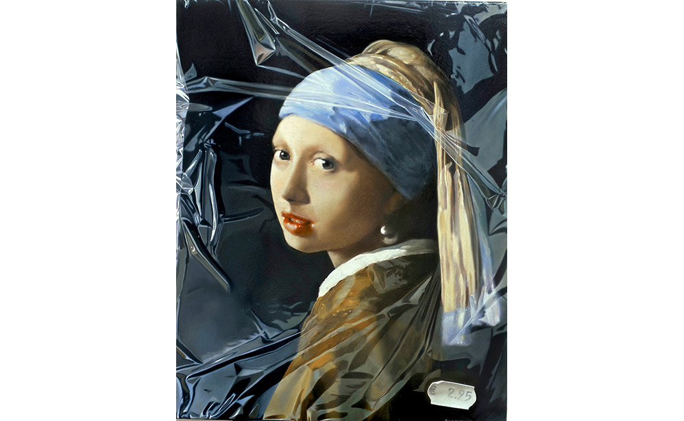 Girl with a Pearl Earring in Plastic