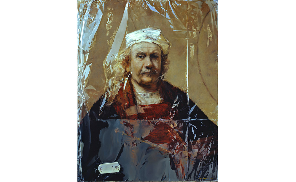 Rembrandt's Zelfportret in Plastic